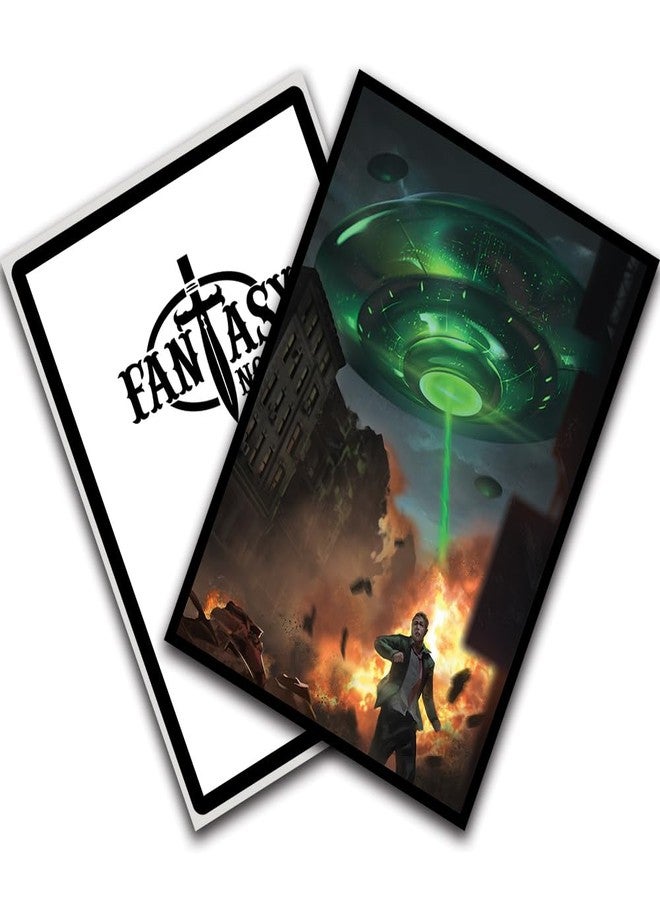 Fantasy North - The Invasion - 100 Smooth Matte TCG Trading Card Sleeves - Fits Magic MTG Commander Pokemon and Other Card Games - Playing Card Sleeves (FN149S) - Image 3